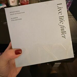 Luxy Hair 20” Hair Extensions Ash Brown Highlights